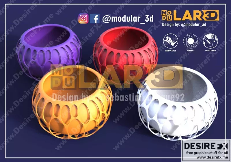 VASE – 可模块化3D打印模型|VASE – Modular 3D – 3D Print Model STL