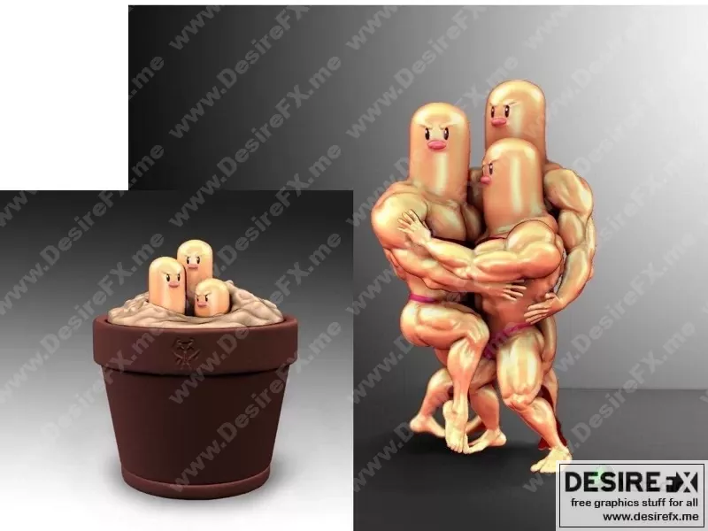 宝可梦动漫-皮卡丘-3D打印模型|Pokemon