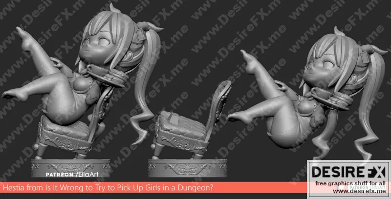 EllaArt Hestia 3D打印模型|EllaArt – Hestia – 3D Print Model STL