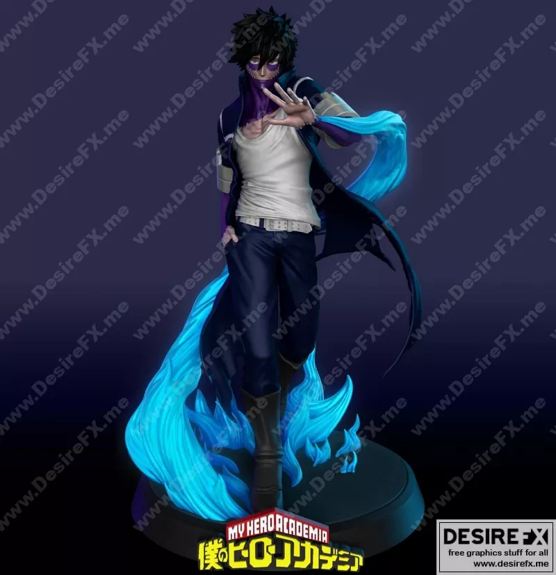 Dabi——我的英雄学院 3D打印模型|Dabi – Boku no hero academia – 3D Print Model STL
