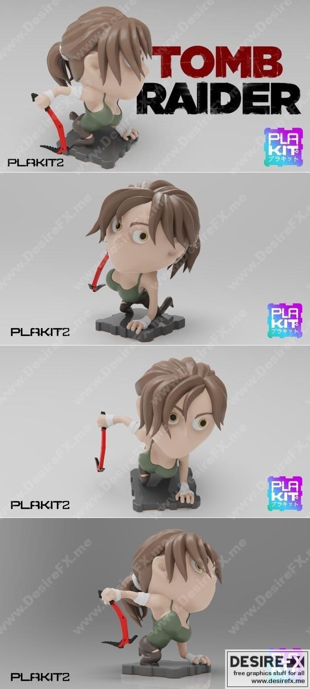 PlaKit2 – 泰坦尼克号 女主角 莉拉·克罗夫特 3D打印模型|PlaKit2 – Tomb Raider, Lara Croft – 3D Print Model STL