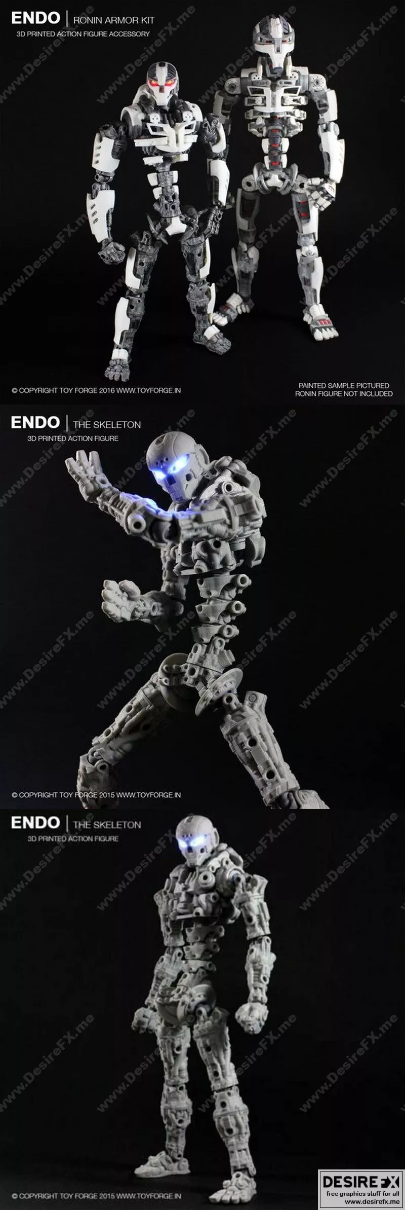 Endo V2与Ronin装甲 3D打印模型|Toy Forge – Endo V2 + Ronin Armor – 3D Print Model STL