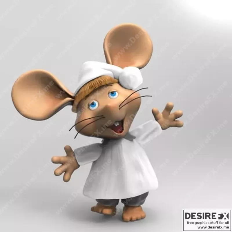 Topo Gigio 3D打印模型 STL|Topo Gigio – 3D Print Model STL