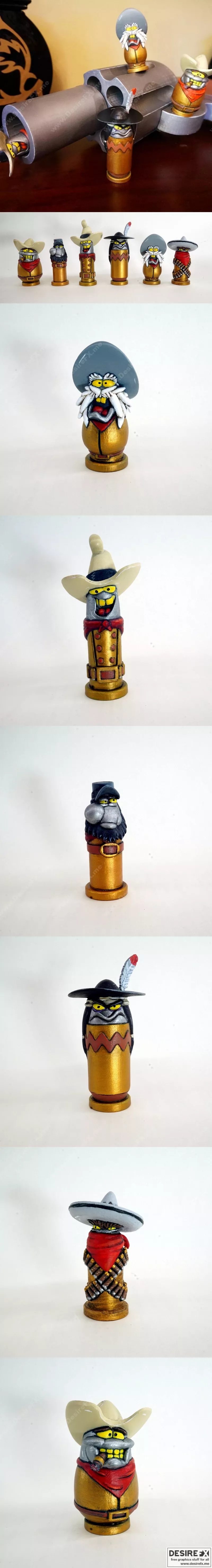 Toon Gun - 3D打印模型|Toon gun – 3D Print Model STL