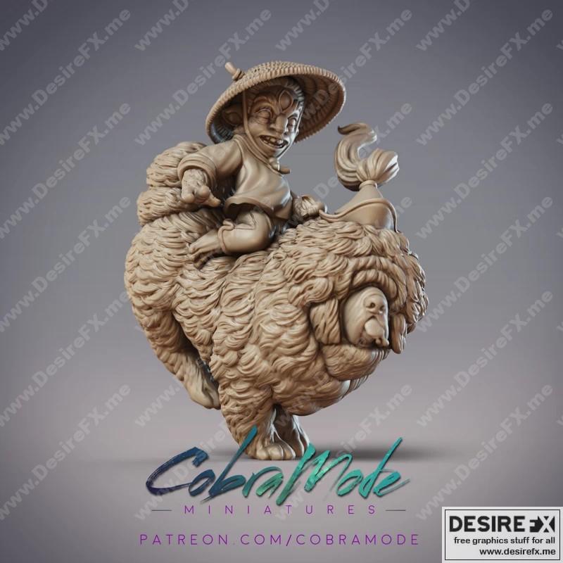 Cobramode - 《雪人》江依雅 3D打印模型|Cobramode – Xueren Shepherd Jiang YiYa – 3D Print Model STL