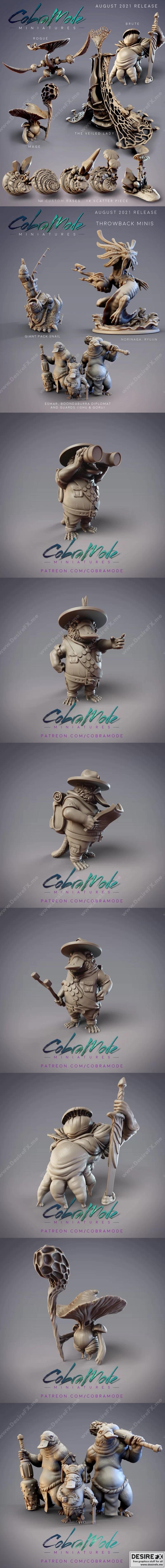 回溯柯博文模式——2021年8月3D打印模型|Throwback CobraMode – August 2021 – 3D Print Model STL