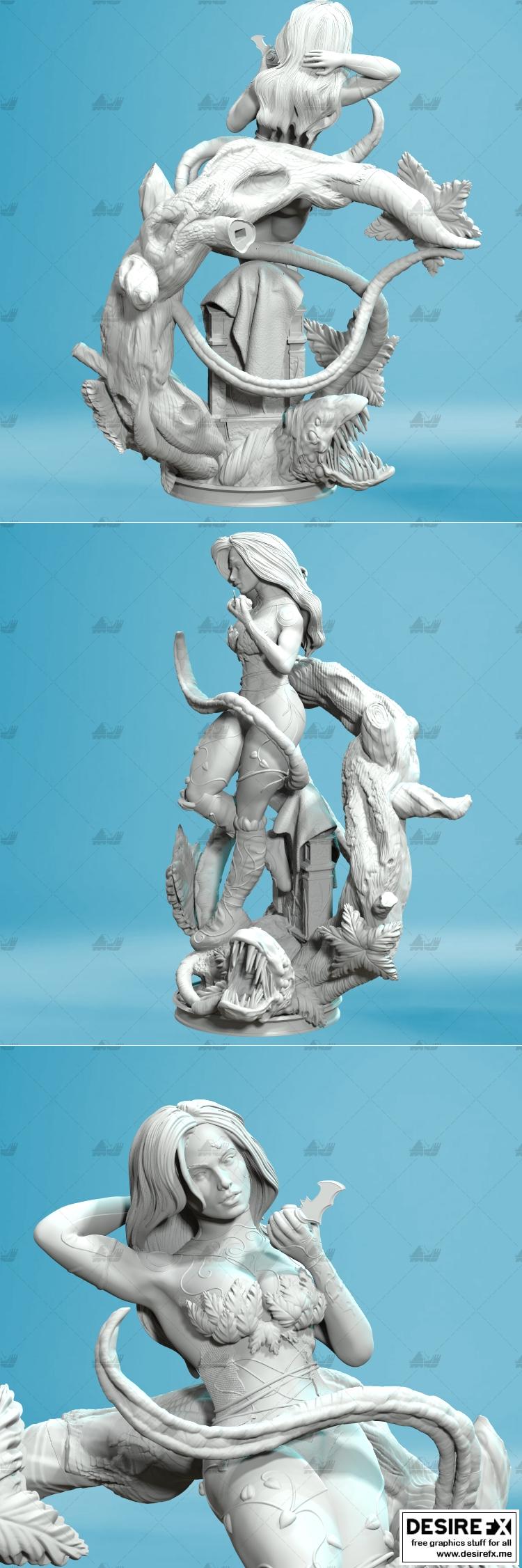 毒藤女：3D打印模型|Poison Ivy