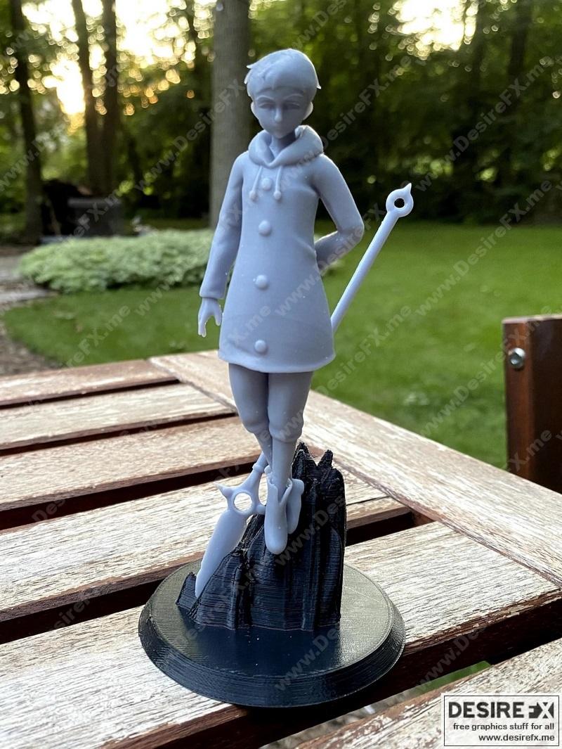 主宰懒惰之罪——3D打印模型|King the Grizzly Sin of Sloth – 3D Print Model