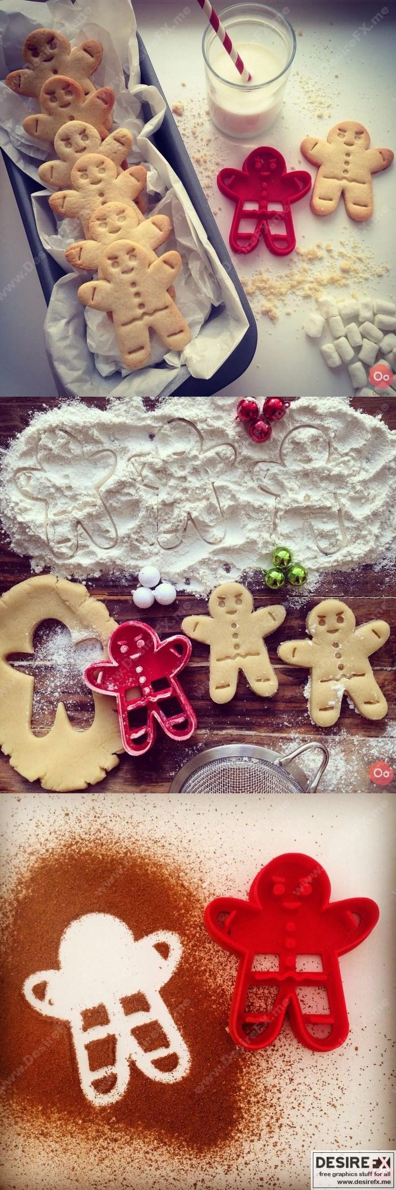 姜饼人 - 剪刀模型 - 3D打印作品|Gingerbread – Cookie Cutter – 3D Print Model