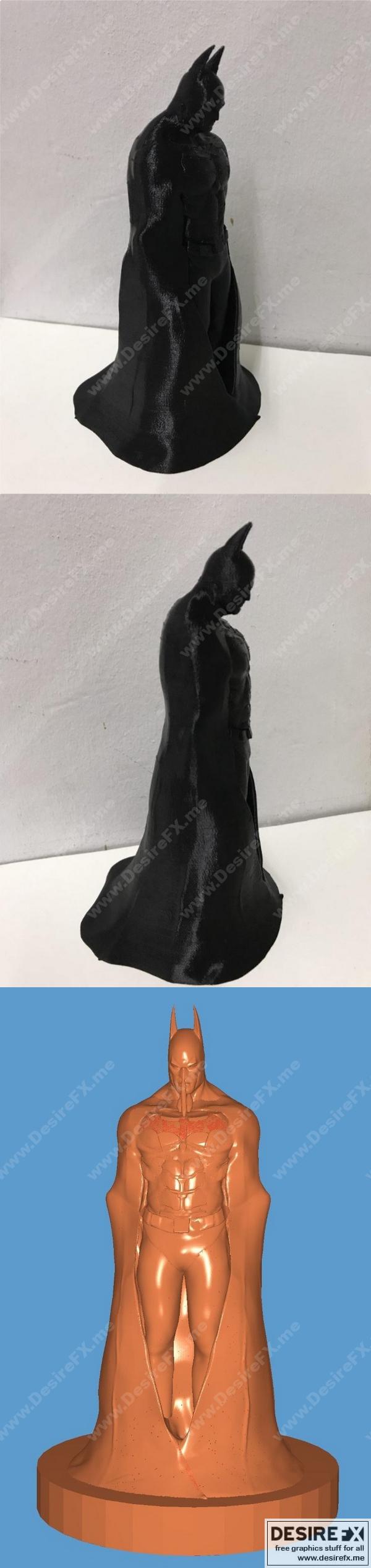 蝙蝠侠3D打印模型|Batman Memorial – 3D Print Model