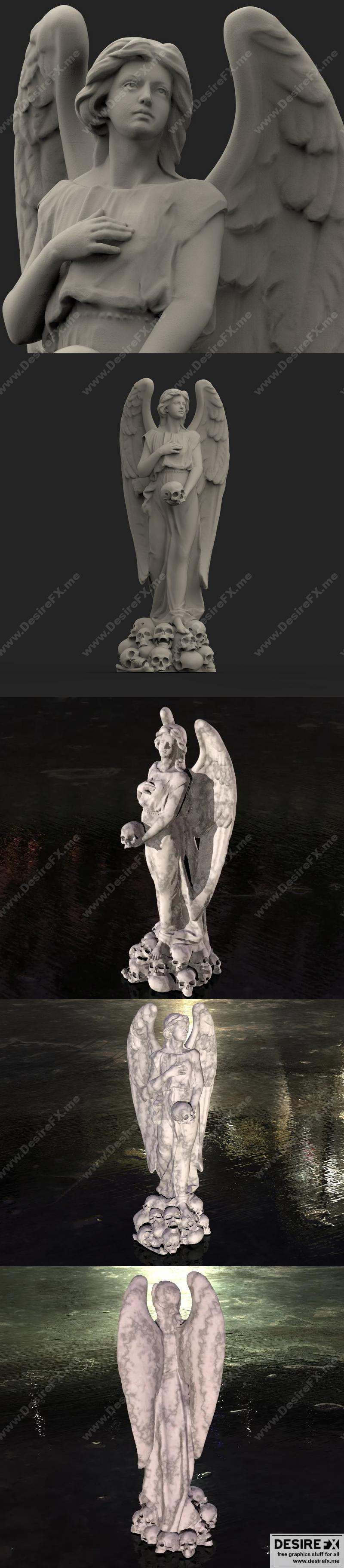死亡天使——3D打印模型|Angel Of Death – 3D Print Model