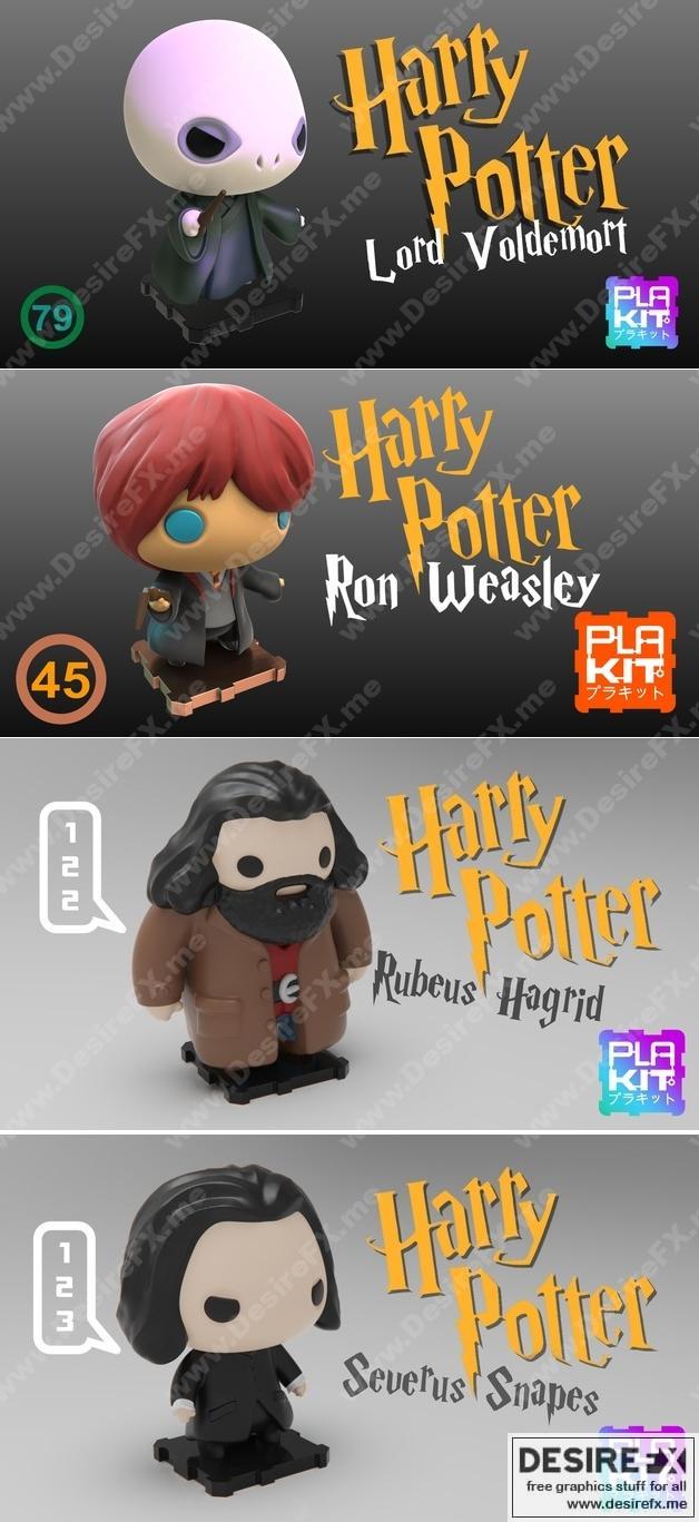 Plakit哈利波特套装2 3D打印模型|Plakit – Harry Potter Pack 2 – 3D Print Model STL