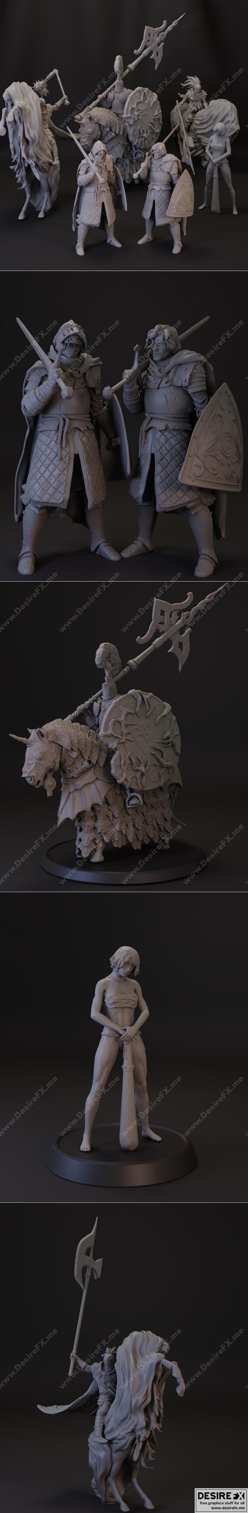 3D打印模型：赛博朋克2077角色模型-艾达·沃克|Roundtable – 3D Print Model STL