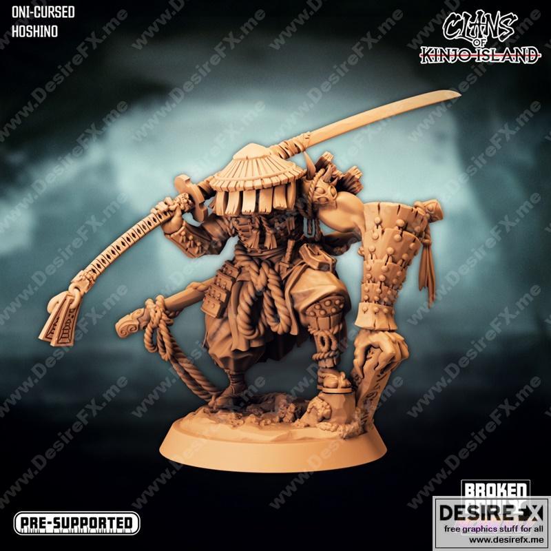 赵氏 cursed 模型 3D打印|Oni-Cursed Hoshino – 3D Print Model STL