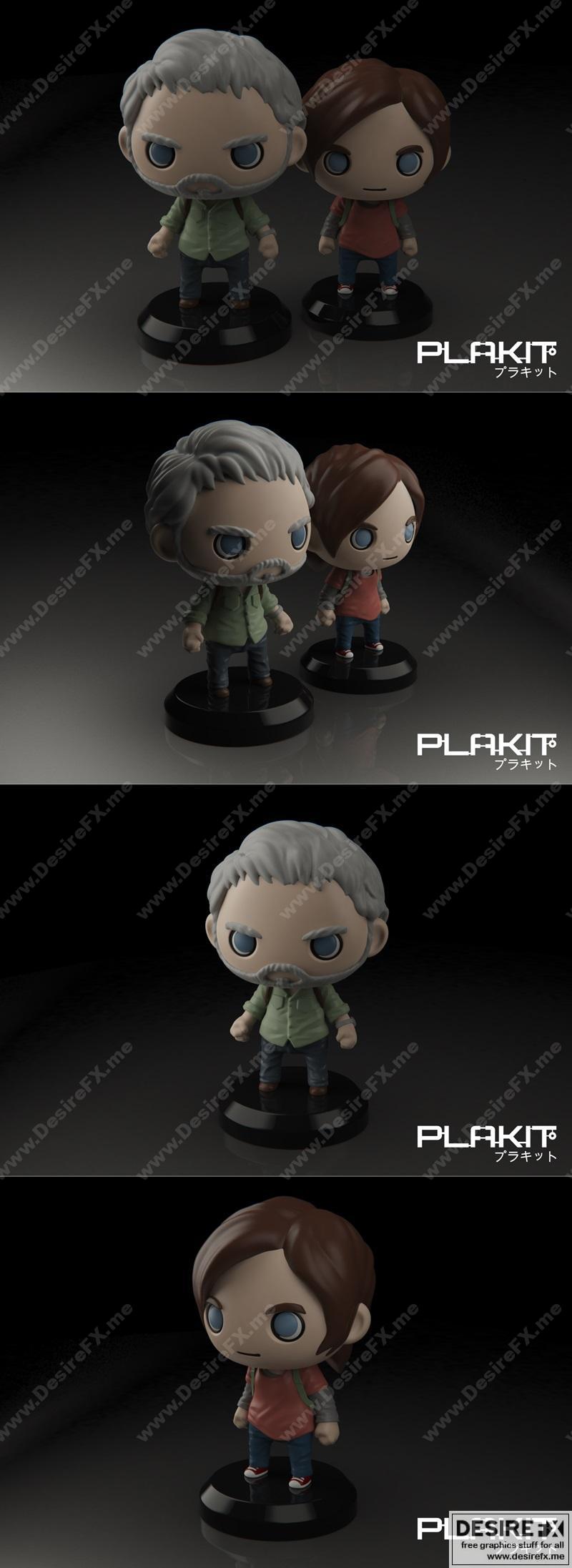 PlaKit - 剧场版最终幻想14 - 埃莉（3D打印模型）|PlaKit – TLOU ELLIE – 3D Print Model STL