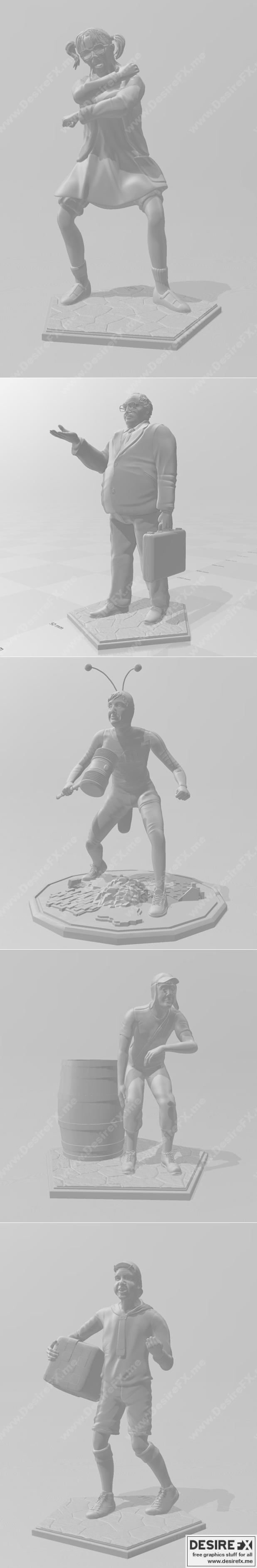 楚楚3D打印模型：楚楚角色立体模型|Turma do Chaves – 3D Print Model STL