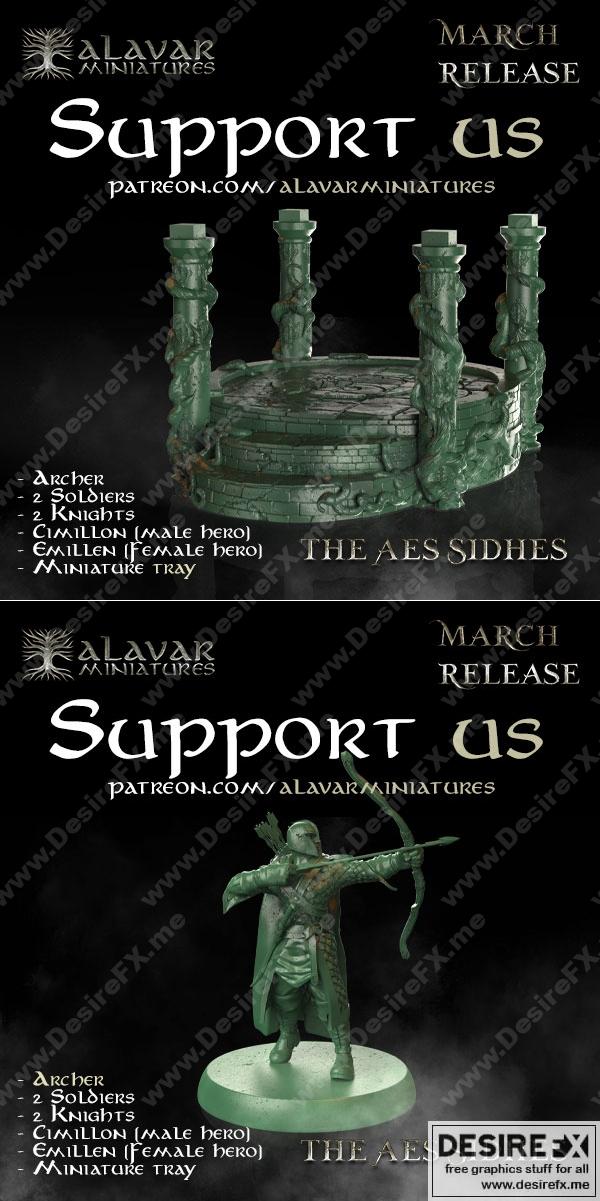 塞伊德人之舞 2022 3D打印模型 STL|The Aes Sidhe March 2022 – 3D Print Model STL