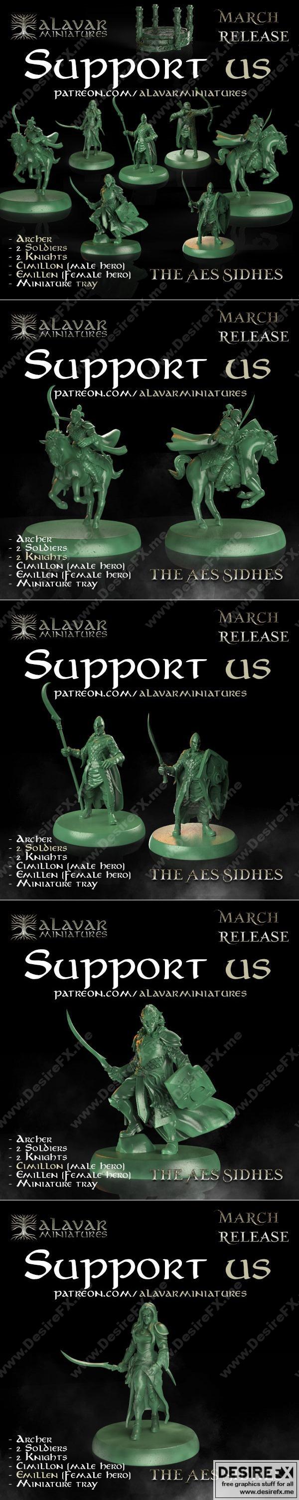 塞伊德人之舞 2022 3D打印模型 STL|The Aes Sidhe March 2022 – 3D Print Model STL