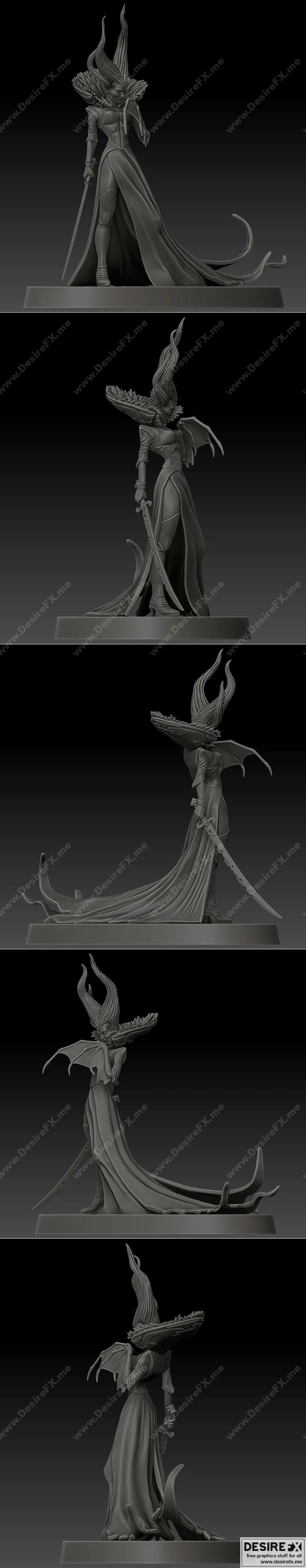 Lady Annika 3D打印模型|Lady Annika – 3D Print Model STL