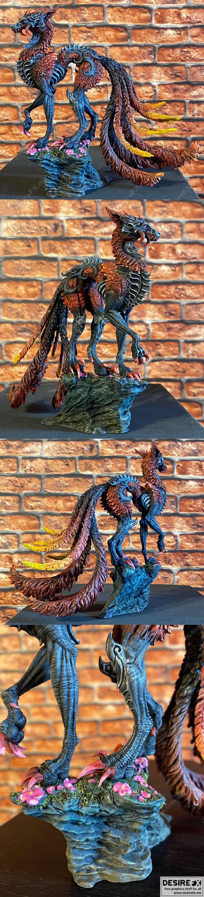 Kojiro Fox 3D打印模型|Kojiro Fox – 3D Print Model STL