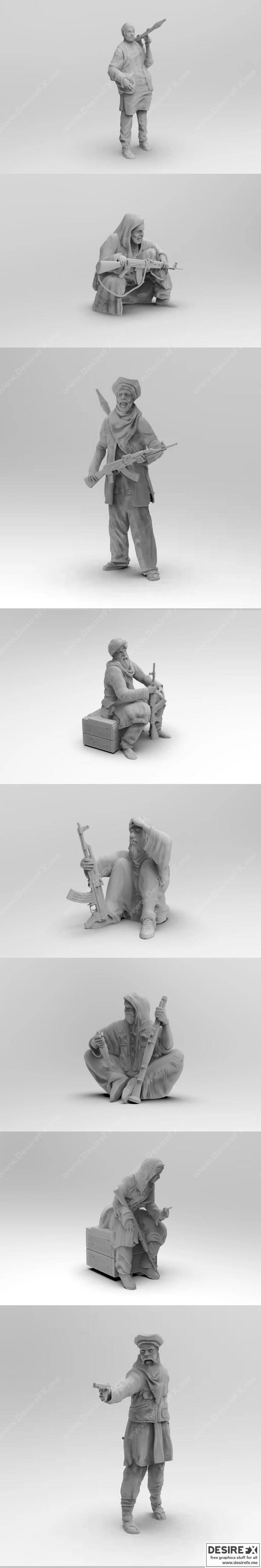 塔利班 3D打印模型 STL|Taliban – 3D Print Model STL