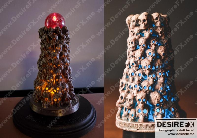 Skulls系列3D打印模型|Pillar of Skulls – 3D Print Model