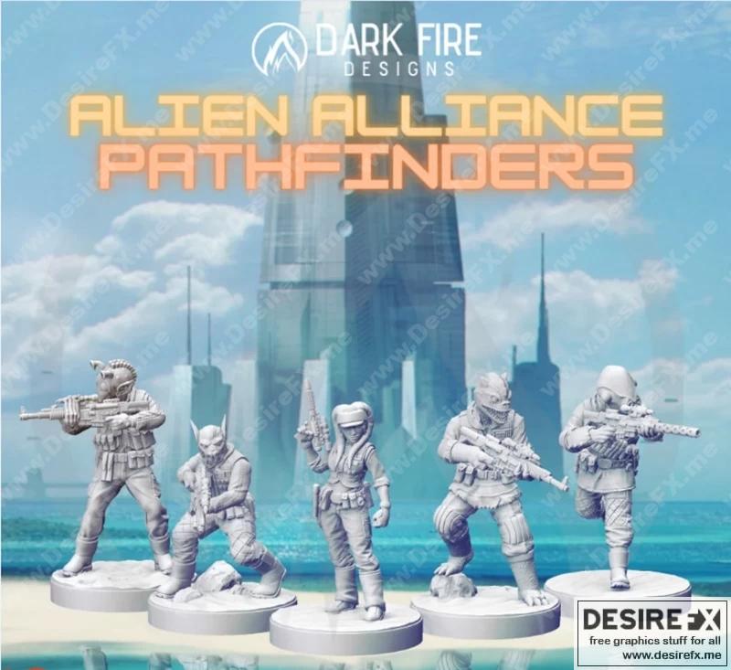 异星战队3D打印模型|Pathfinder Squad (Alien) – 3D Print Model STL
