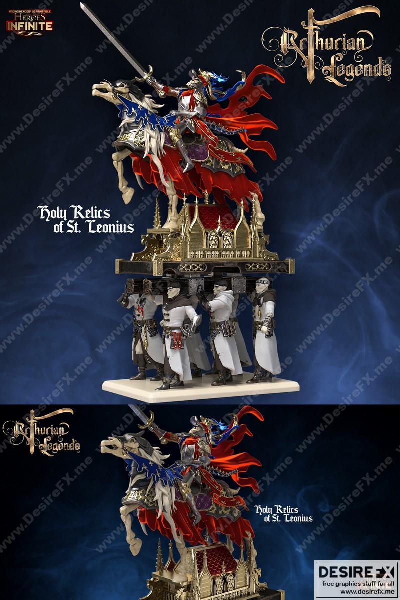 圣路易斯圣物——亚瑟王传说3D打印模型|Arthurian Legends Holy Relics of St Louis – 3D Print Model STL