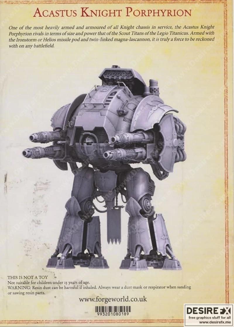 Acasatus 哲尔丰 3D打印模型|Acasatus Knight Porphyrion – 3D Print Model STL