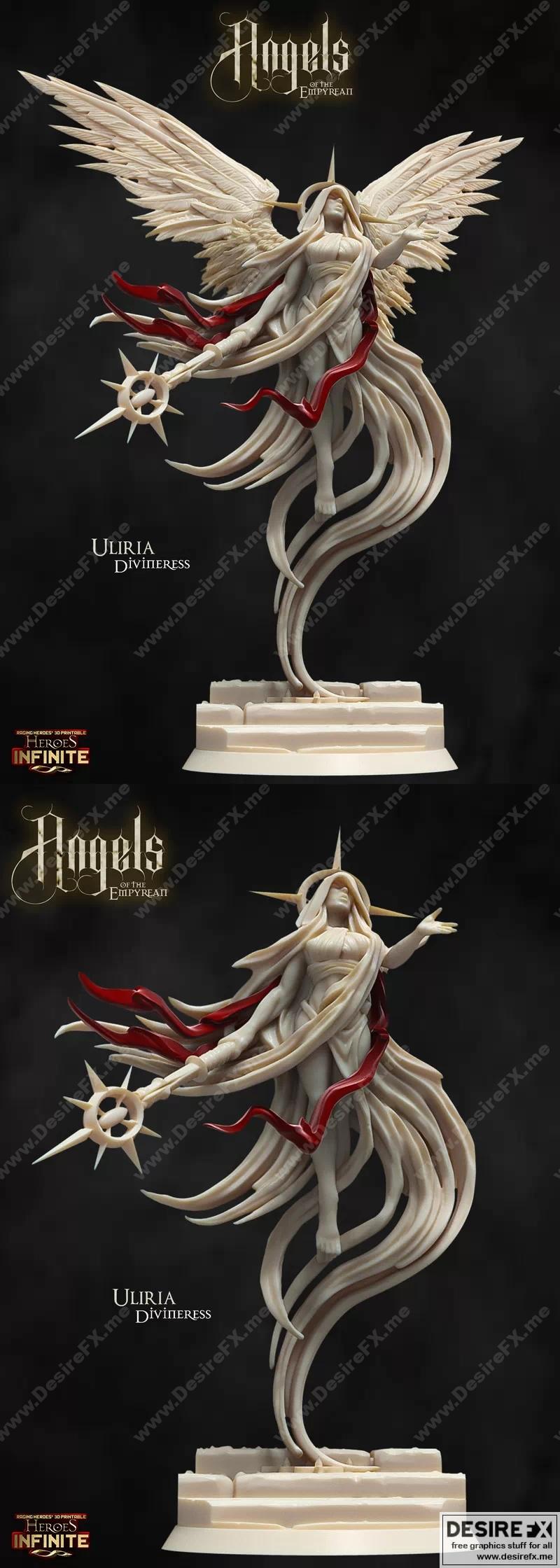 Uliria预言师 3D打印模型|Uliria Divineress – 3D Print Model STL