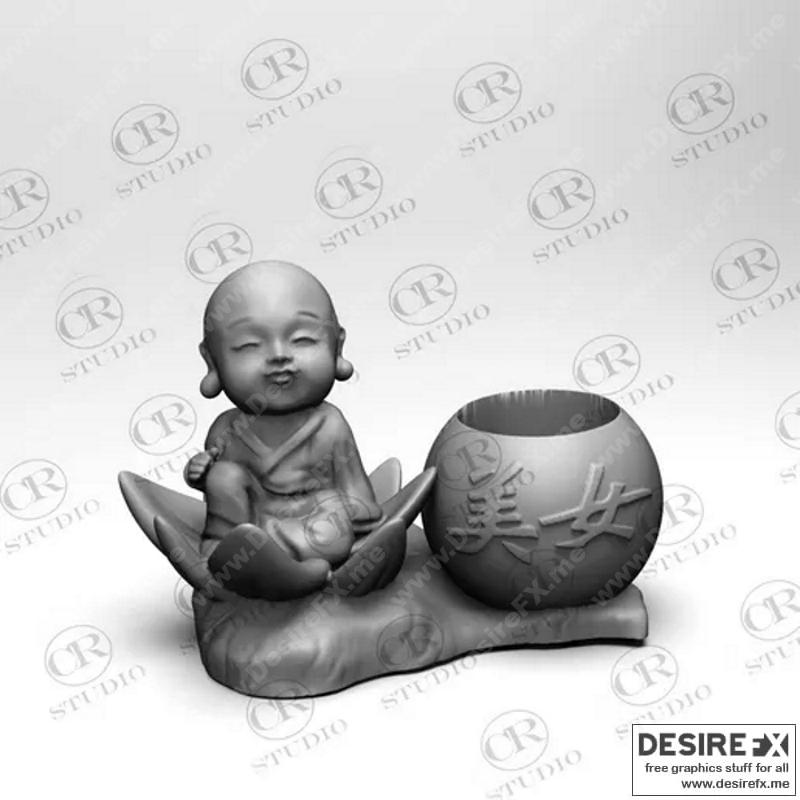 Buda - 3D打印模型 - 动漫游戏角色模型|Buda – 3D Print Model STL