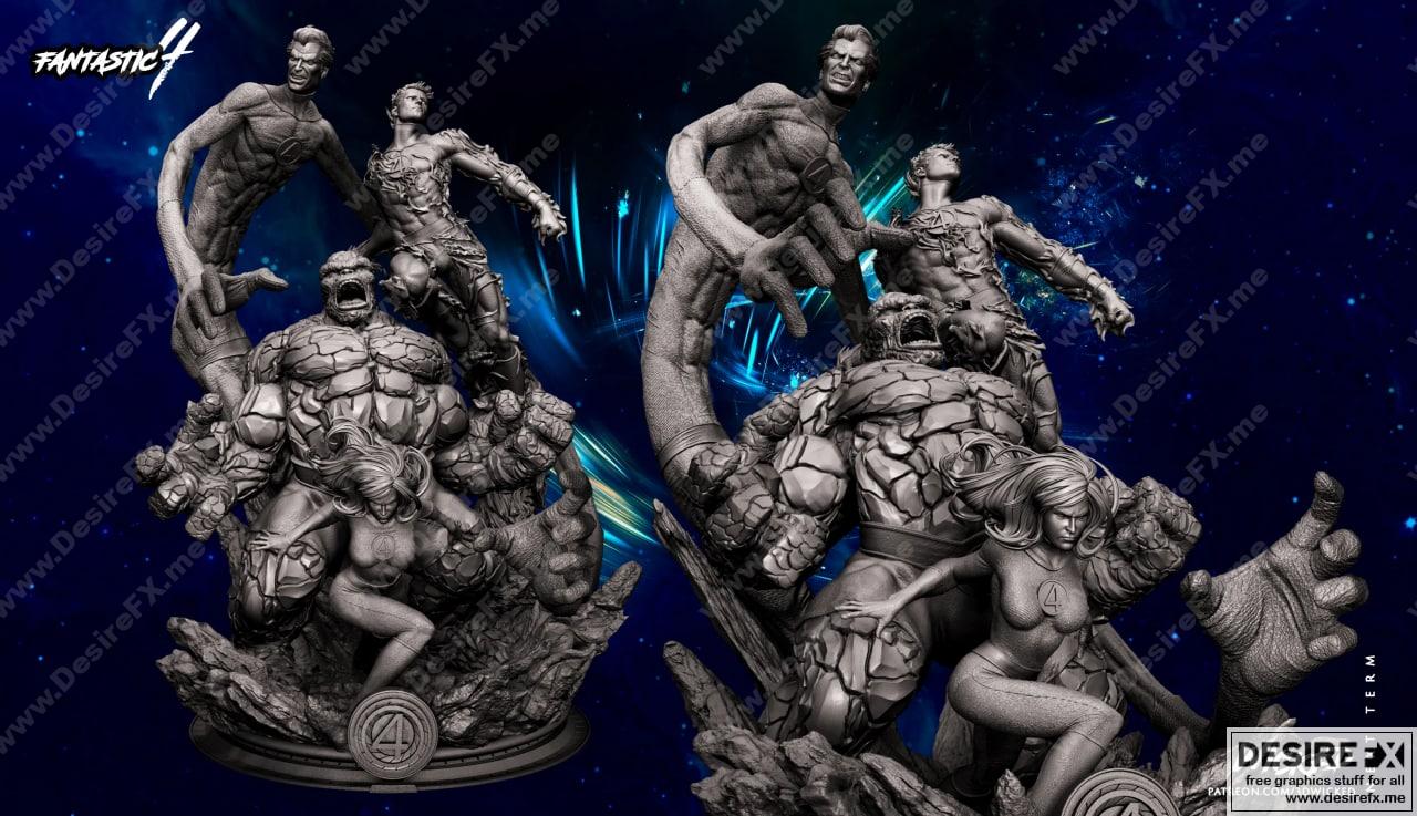 Diorama基地4幻想系列 - 3D打印模型|WICKED Diorama Base 4 Fantastics -3D Print Model STL