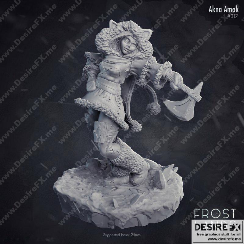 CastNPlay 《霜之大陆》阿克娜·阿马克 3D打印模型|CastNPlay Frost Lands Akna Amak – 3D Print Model STL
