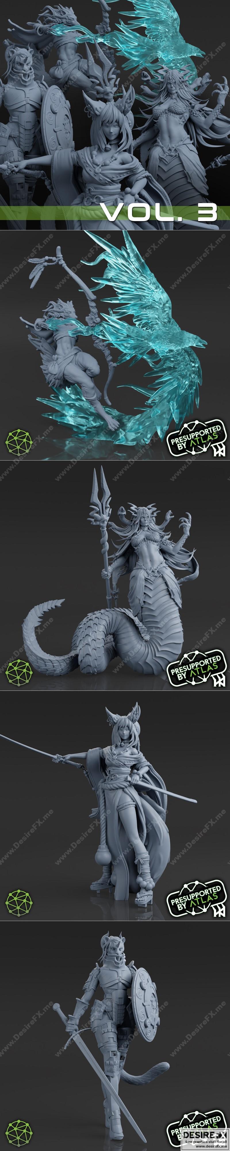 花园之尾 Vol.3 - 3D打印模型|Tails from the Garden Vol 3 – 3D Print Model STL