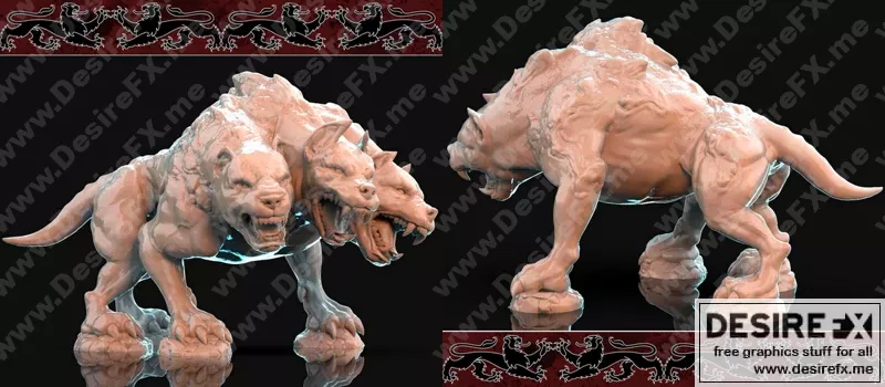 Cerberus 2 3D打印模型|Cerberus 2 – 3D Print Model STL