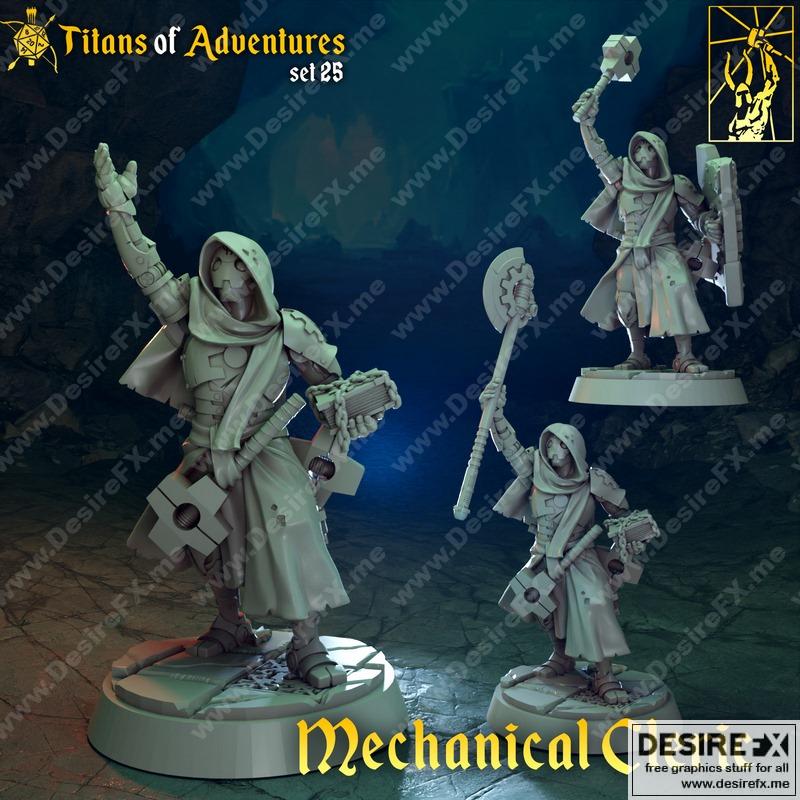 战争机甲——3D打印模型|Cleric Warforged – 3D Print Model STL