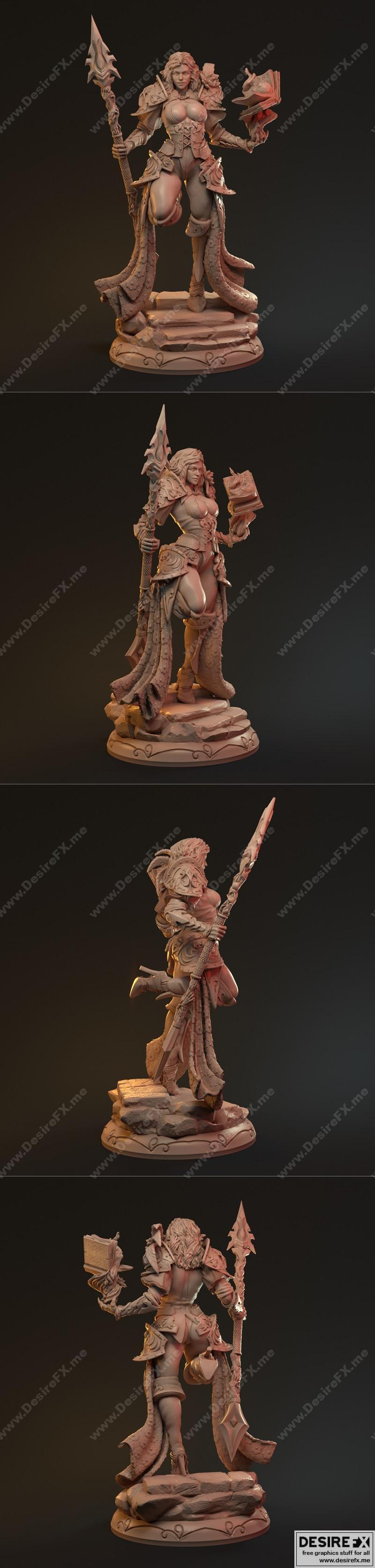 晨曦姐妹团 - 摩尔塔纳 - 3D打印模型|Sisters of the Dawn – Mortsana – 3D Print Model STL