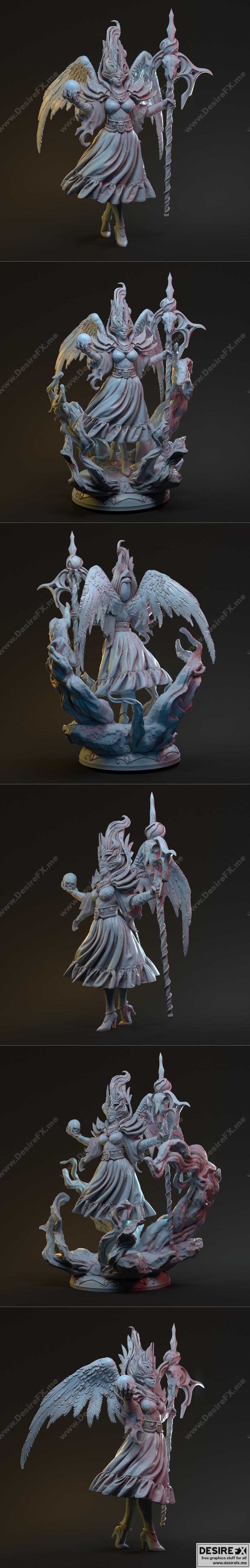 晨曦姐妹——塞莱斯提亚 3D打印模型|Sisters of the Dawn – Selestia – 3D Print Model STL