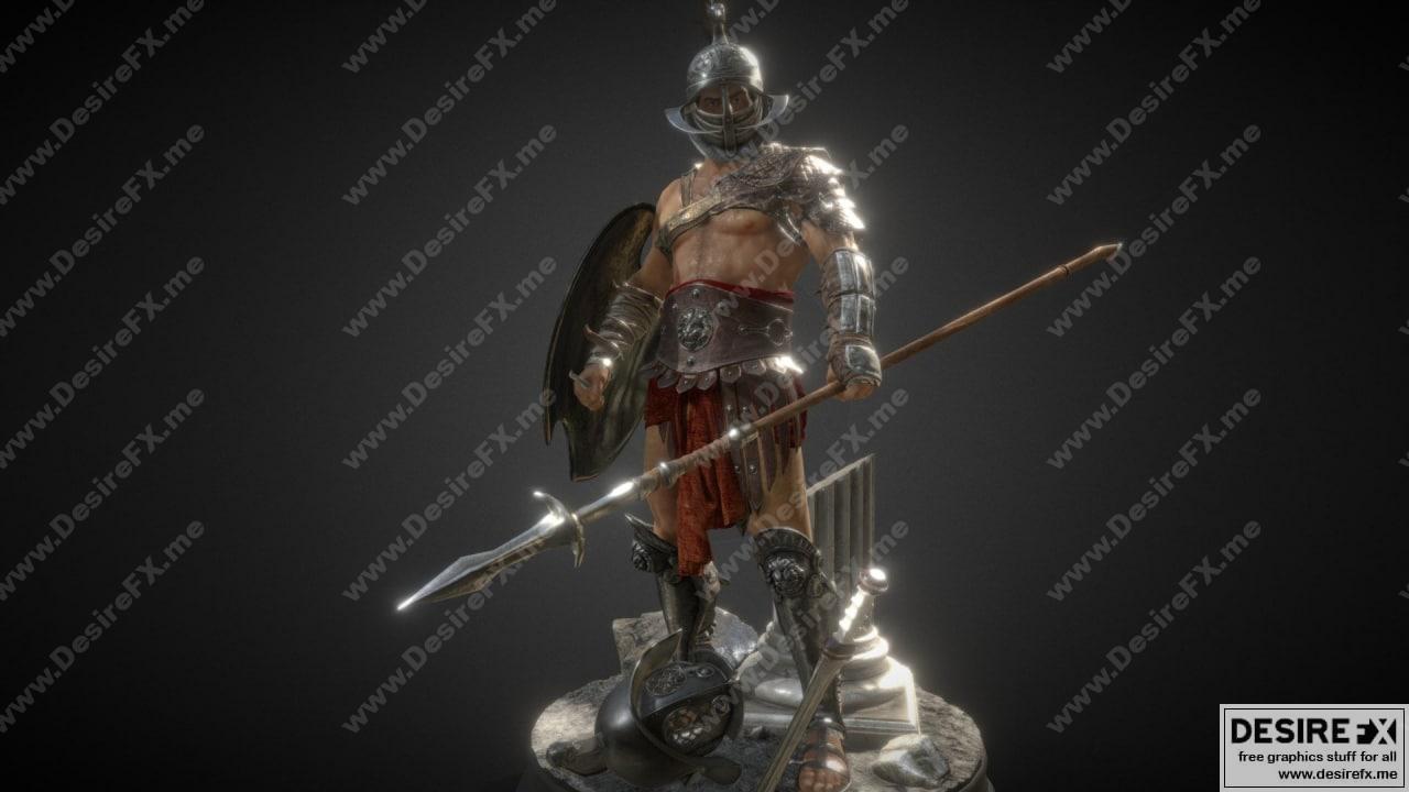 角斗场模型-3D打印雕塑|Gladiator-arena – 3D Print Model STL