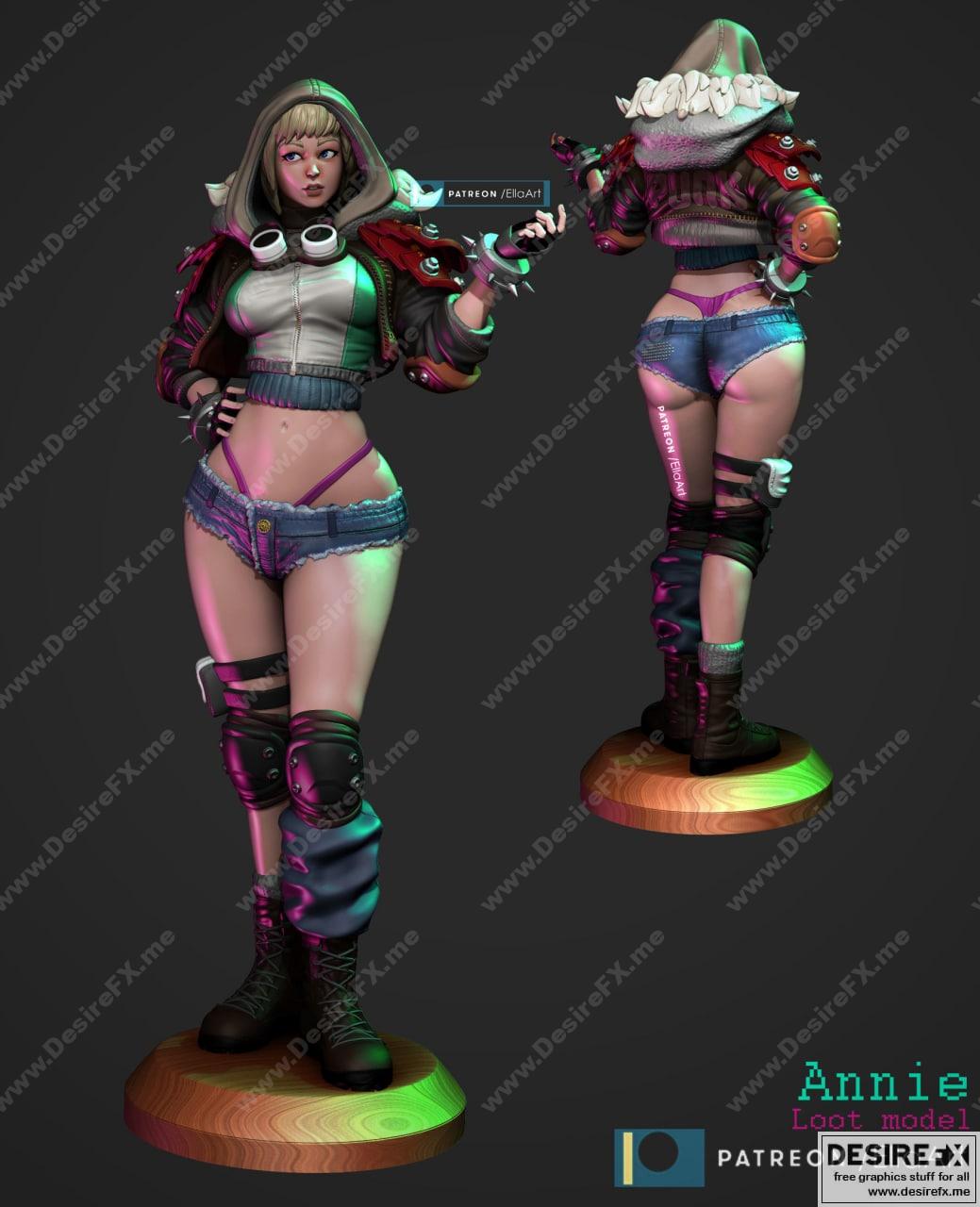 EllaArt动漫角色3D打印模型 STL|EllaArt – Annie -3D Print Model STL