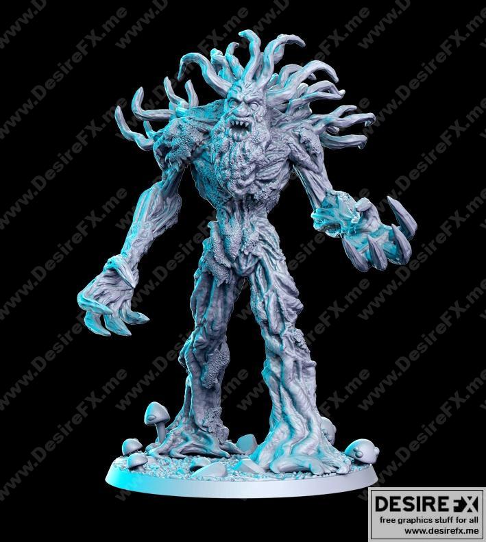 树妖首领 - Treefang 3D打印模型|Treefang (Treeant Leader) – 3D Print Model STL
