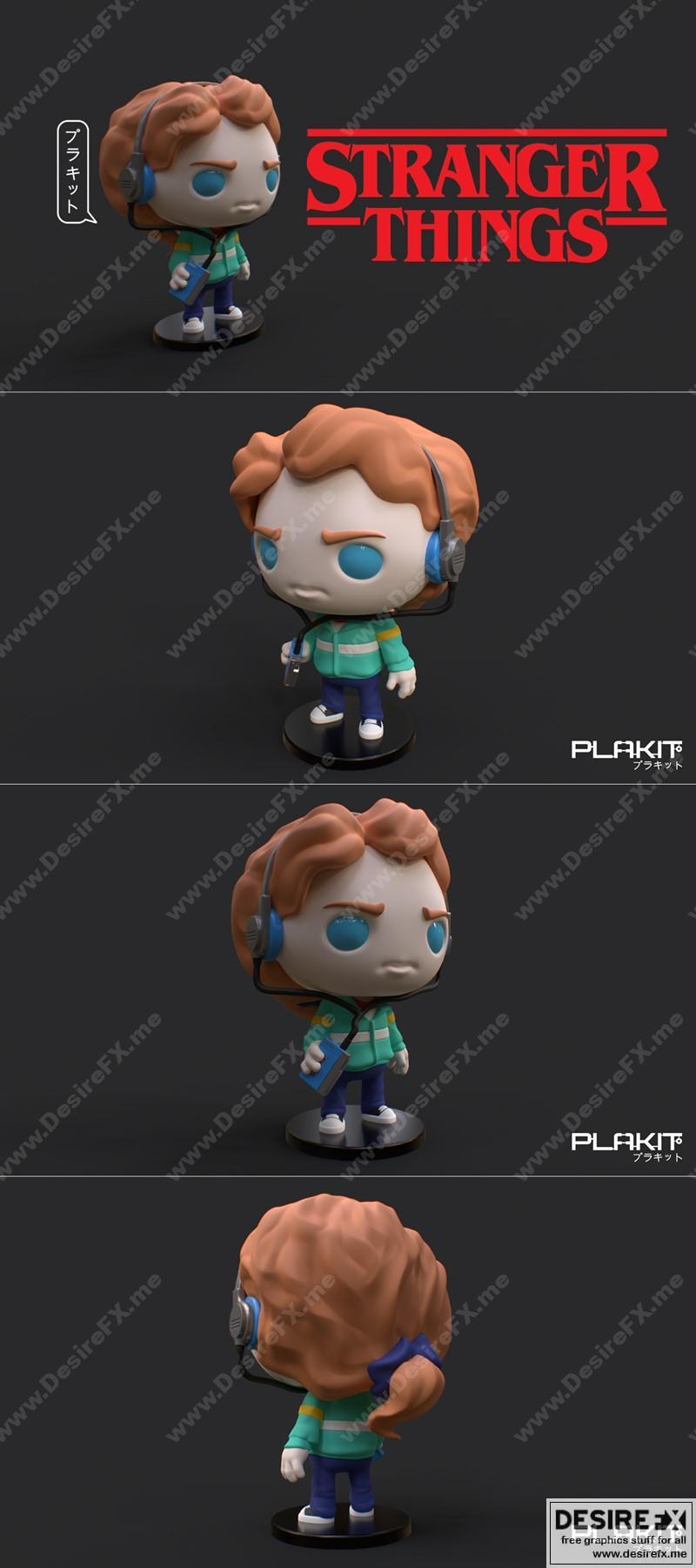 怪奇物语 Max 3D打印模型|Stranger Things Max – 3D Print Model STL