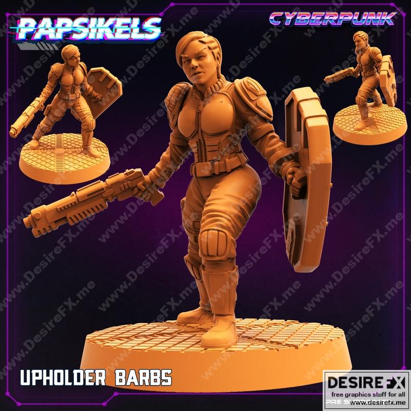 Upholder Barbs 3D打印模型|Upholder Barbs – 3D Print Model STL