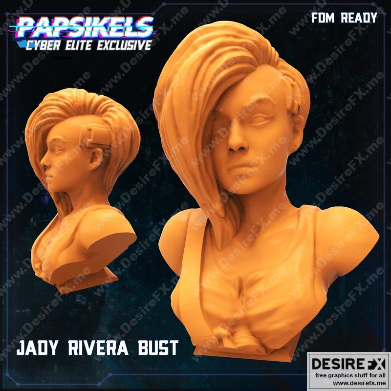 Jady Rivera 3D打印模型 STL|Jady Rivera Bust – 3D Print Model STL