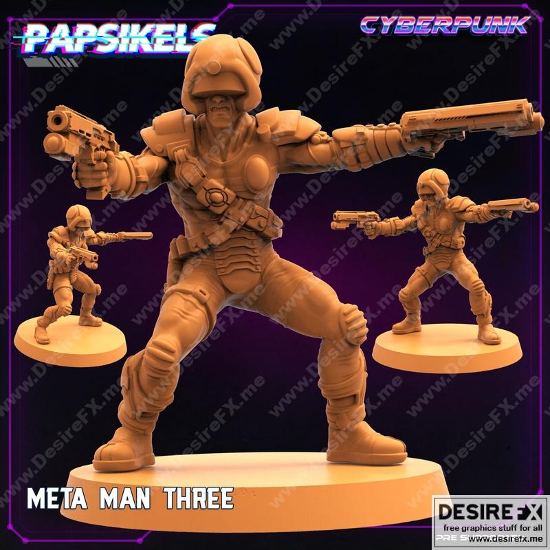 Meta Man 3D打印模型|Meta Man Three – 3D Print Model STL