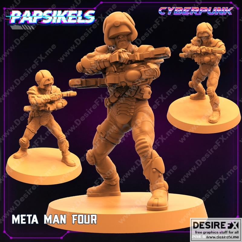 Meta Man Four 3D打印模型|Meta Man Four – 3D Print Model STL