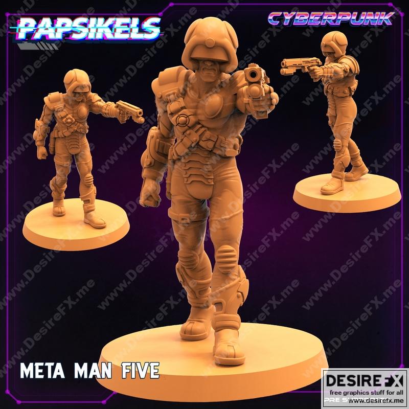 Meta Man Five - 3D打印模型|Meta Man Five – 3D Print Model STL