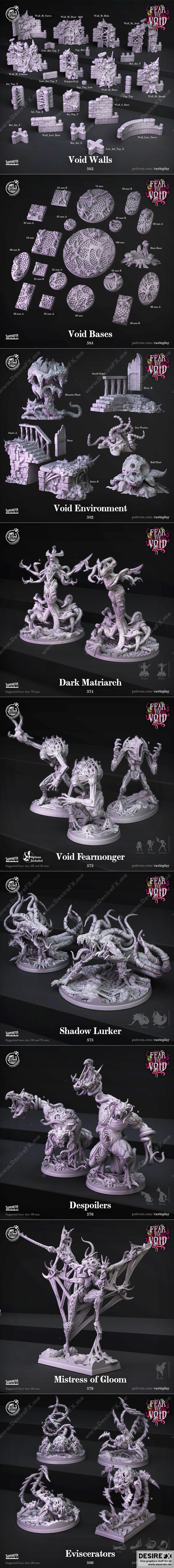 Cast N Play – Fear the Void 3D打印模型|Cast N Play – Fear the Void September 2022 – 3D Print Model STL