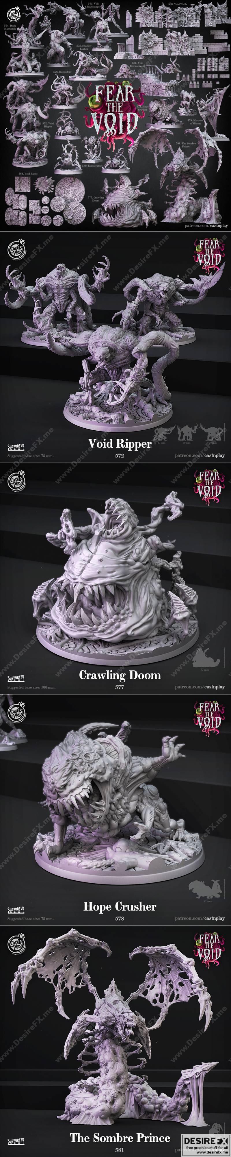 Cast N Play – Fear the Void 3D打印模型|Cast N Play – Fear the Void September 2022 – 3D Print Model STL