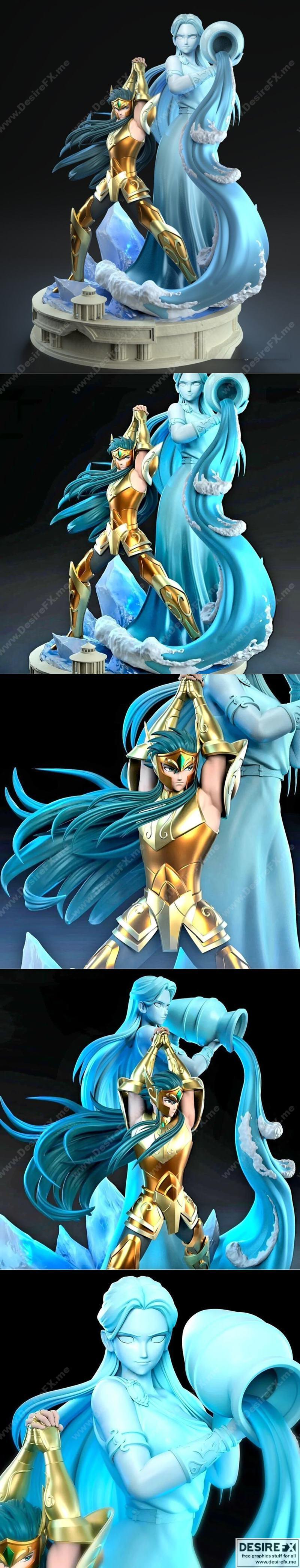 卡缪水瓶座——3D打印模型|Camus Aquário – 3D Print Model STL